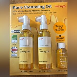 Korean Beauty ma:nyo Pure Cleansing Oil Set Face Cleanser